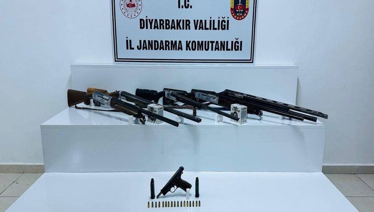 Diyarbakır’da Kaçak Silah Operasyonu