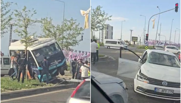 Diyarbakır’da Kaza: 5 Yaralı
