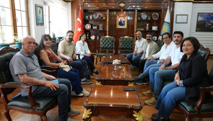 Sanatçı Mikail Aslan’dan Eşbaşkanlara Ziyaret