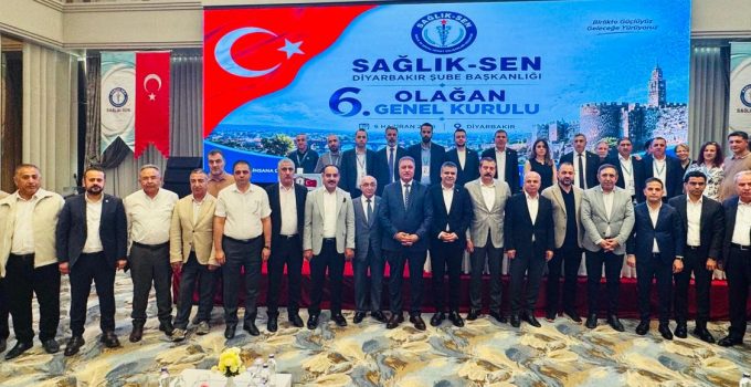 Sağlık-Sen Diyarbakır Şubesi’nde Güven Tazeleyen Ensarioğlu; “Üyelerimizin Güveni En Büyük Gücümüz”