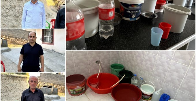 Silvan Konak Mahallesi Sakinleri: “2 Aydır Sularımız Akmıyor, Perişan Durumdayız”