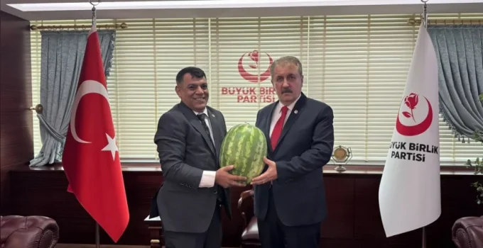 BBP Diyarbakır İl Başkanı Çiçek’ten Mustafa Destici’ye Karpuzlu Ziyaret