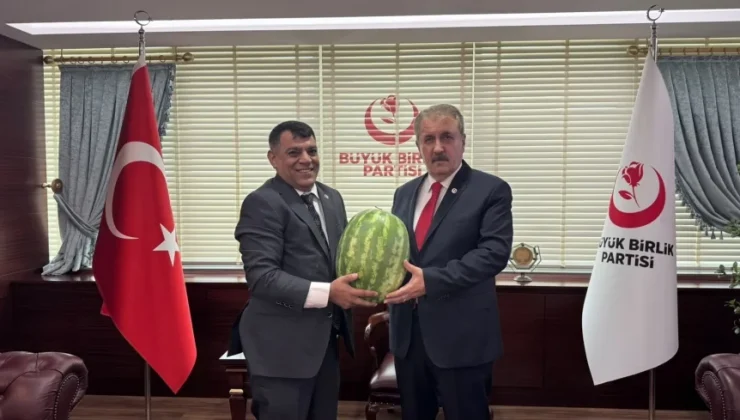 BBP Diyarbakır İl Başkanı Çiçek’ten Mustafa Destici’ye Karpuzlu Ziyaret