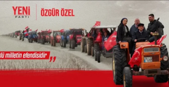 Özgür Özel’den YENİ Parti İlanı: “Partiyi Kuran Milletimizdir”