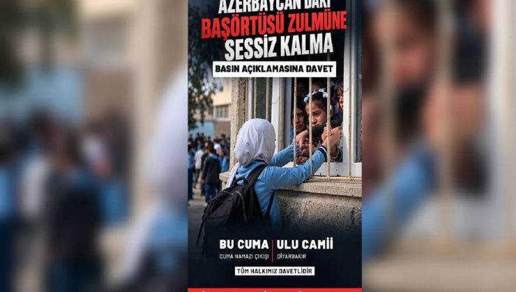 Diyarbakır’da Azerbaycan’daki Başörtüsü Engellemelerine Karşı Kitlesel Basın Açıklaması Çağrısı