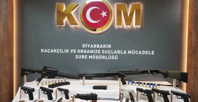 Diyarbakır’da Silah Kaçakçılığı Operasyonu: 13 Gözaltı