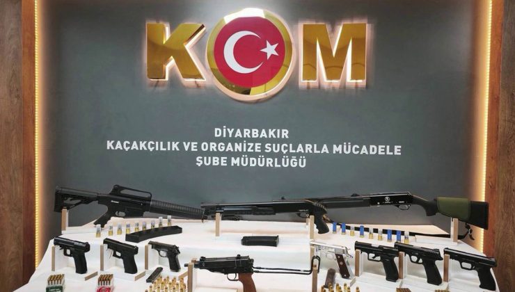 Diyarbakır’da Silah Kaçakçılığı Operasyonu: 13 Gözaltı