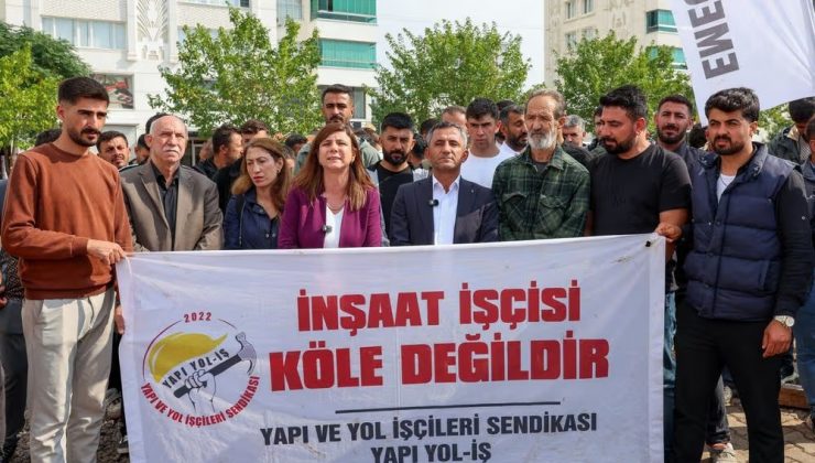 Eşbaşkanlardan Eylemdeki İşçilere Destek