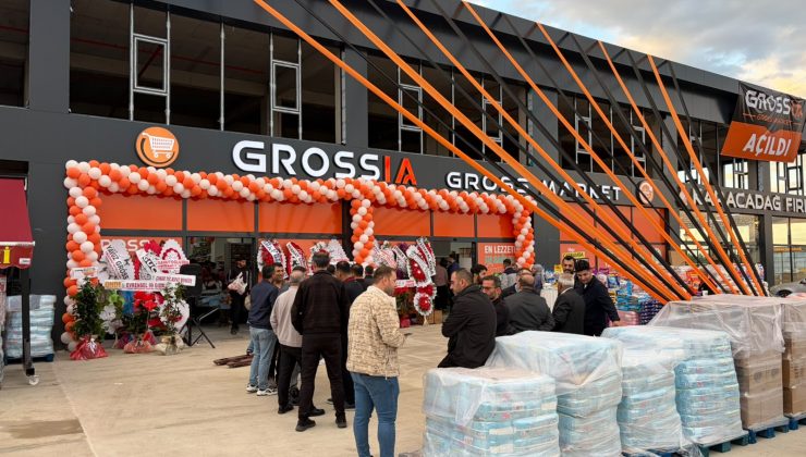 Diyarbakır’da Oğlaklı’nın Yeni Gözdesi GROSSIA Gross Market Hizmete Açıldı