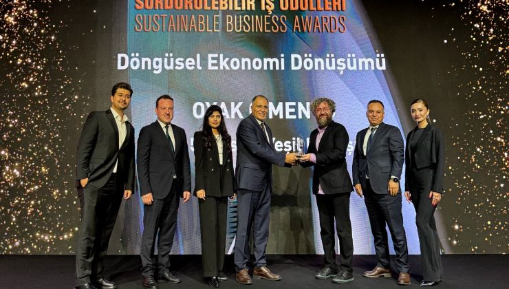 OYAK Çimento’ya “Döngüsel Ekonomi Dönüşümü” Ödülü