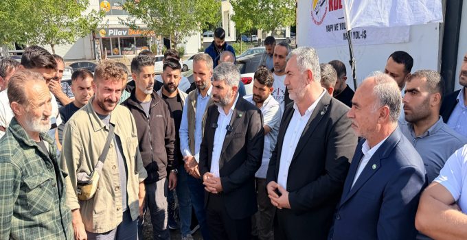 HÜDA PAR Milletvekili Faruk Dinç: “İşçilerin Alın Terinin Karşılığı Verilmelidir”